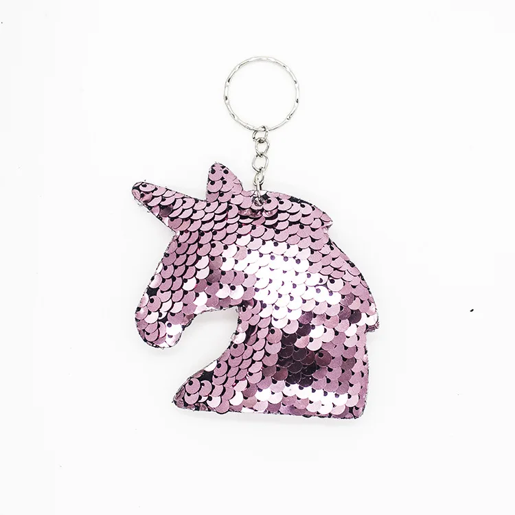 Sequin on sale unicorn keychain