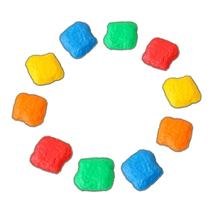 Factory Sale Sensory Integration Training Equipment rainbow Color Plastic Stepping Stone for Kids Balance Training