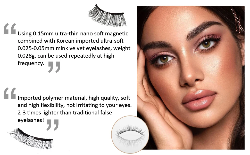 Simer Provide Label 3d Eyelashes With Eyeliner Wholesale Lash Packaging Box 10