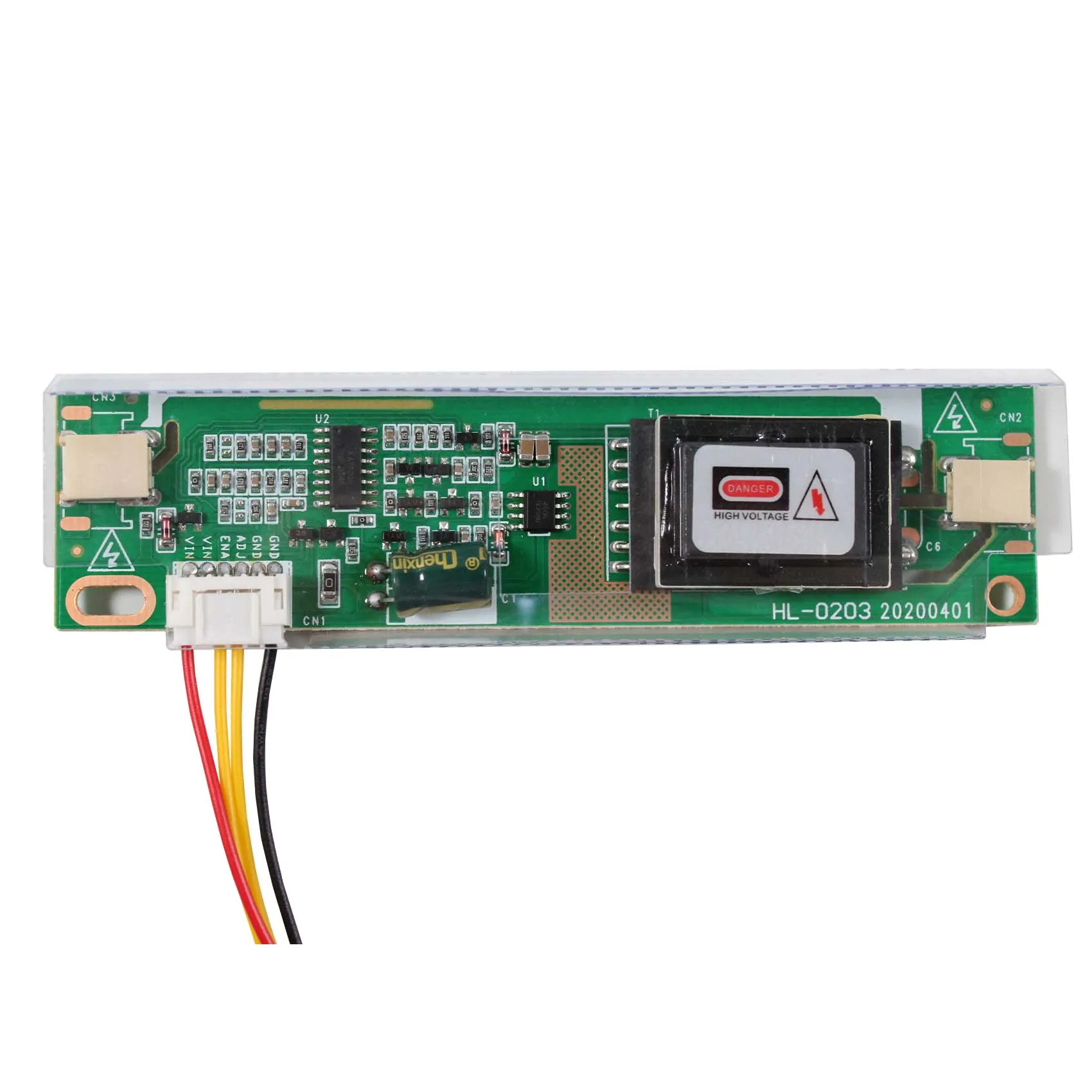 Kleine Poort CCFL Inverter, CCFL Inverter Board, 5.35 X 1.38inch voor 10-26 LCD Scherm 4 Lampen Backlight Gebruik