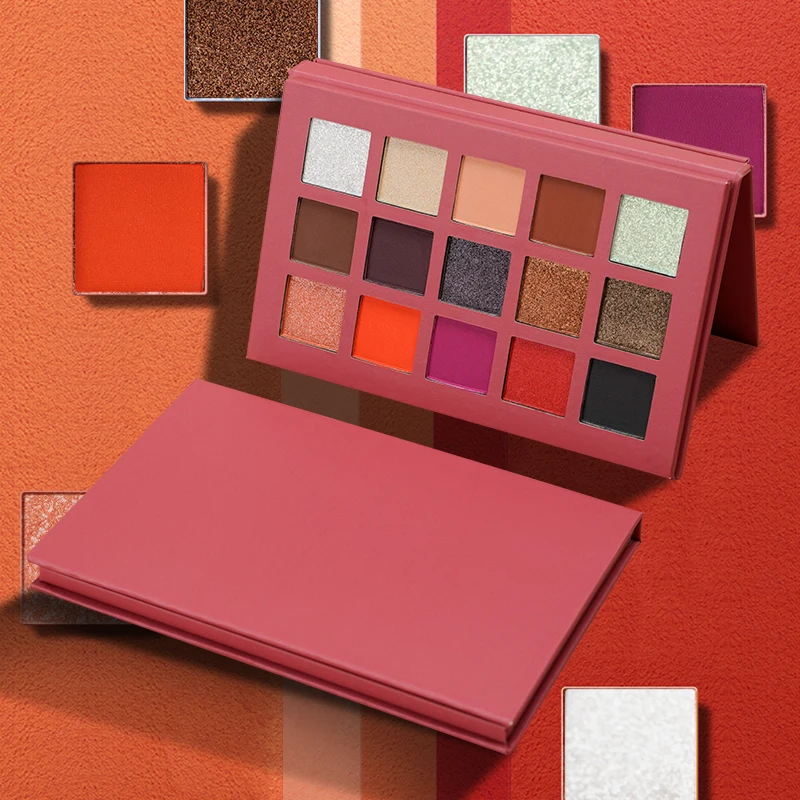 Новейшие 15 видов цветов Тени для век веганский макияж частная этикетка тени для век Палитра блестящие водонепроницаемые тени для век OEM логотип Sombra de ojos