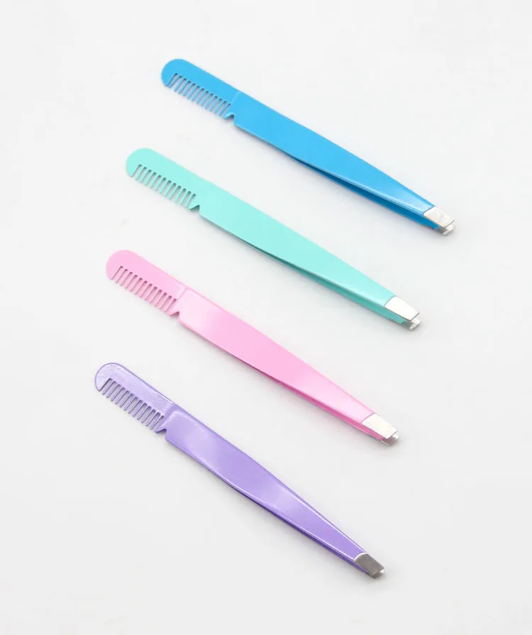 Wholesale Personalized Eyebrow Tweezers Low Moq Customized Stainless
