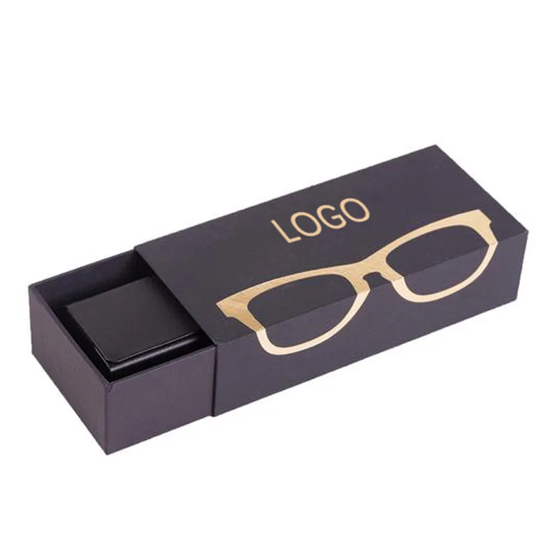 Custom Logo Sunglasses Case Print Fashion Metal Eyewear Glasses Case -  China Eyeglasses Case and Packaging Box price