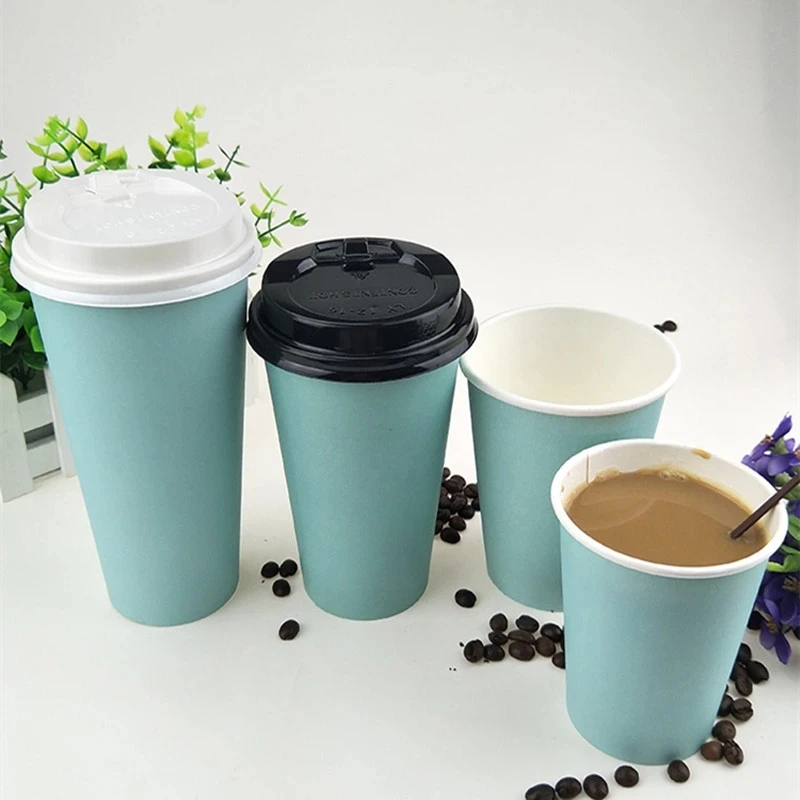 Cups 12 Oz Good Grade For Drink Paper Coffee Cup Lid