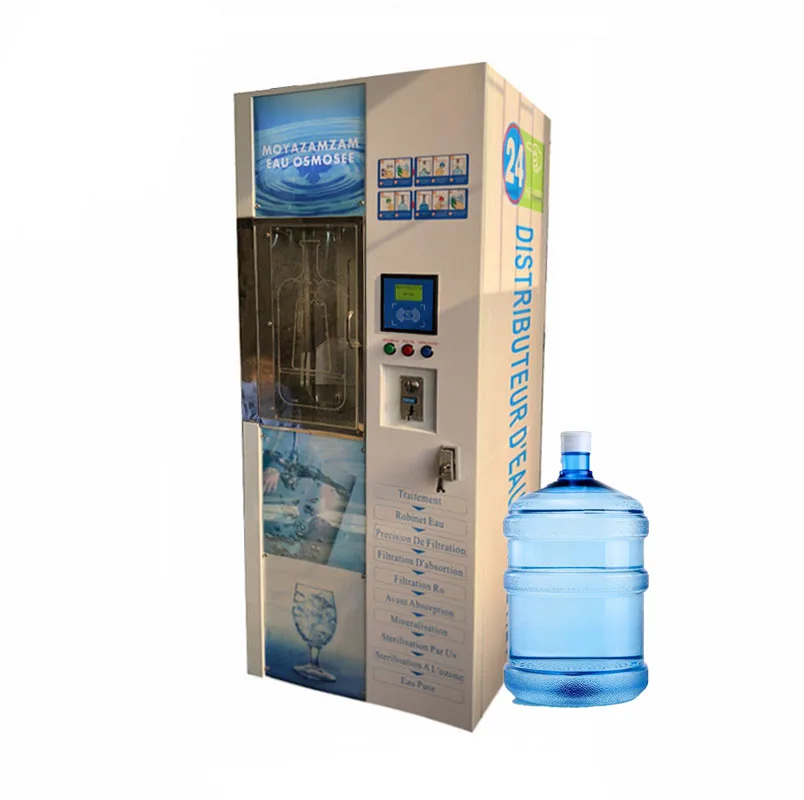 Purificateur d'eau à porte unique du fabricant chinois Distributeur automatique