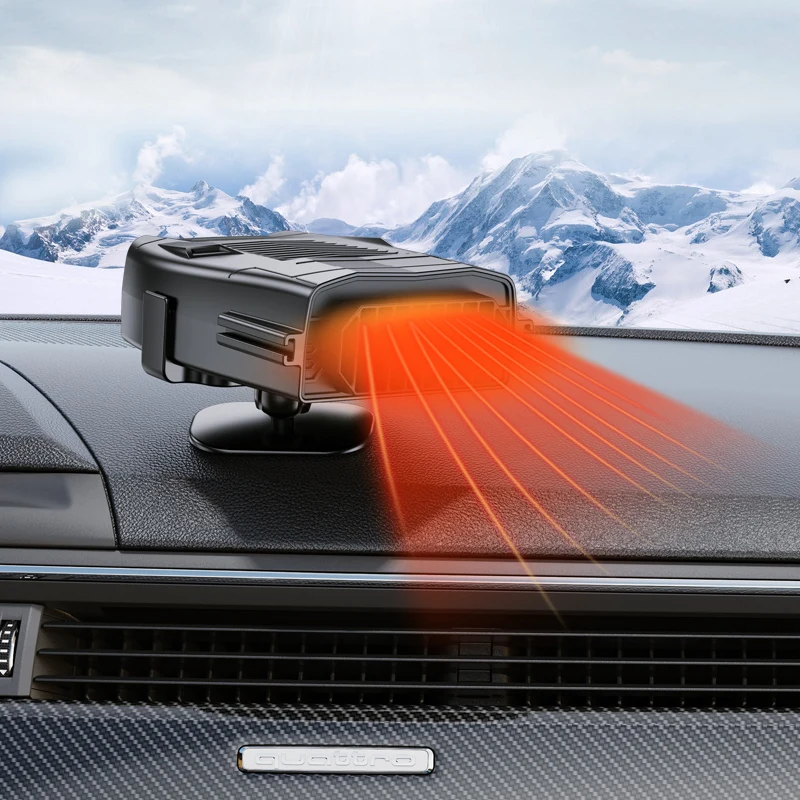 Миниатюрный Электрический воздушный обогреватель 12 В энергосберегающий вентилятор нагреватель портативный