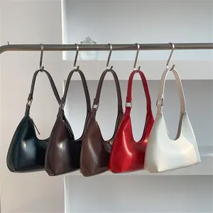 Manufacturer 2026 New Female PU Leather Fashion Women Shoulder Hand Bags Trend Simple Handbag Handbags