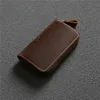 Color-changing reddish-brown-crazy horse top-grain leather