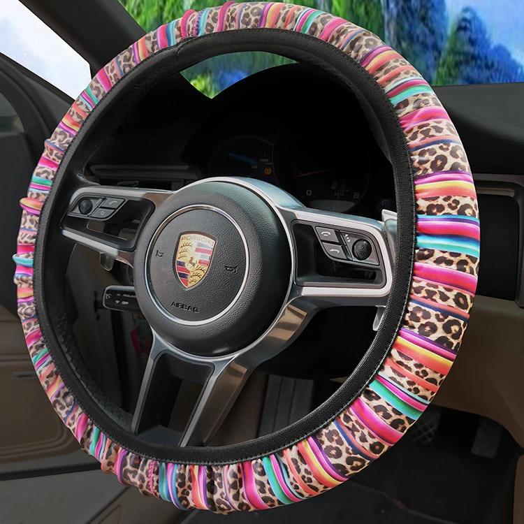 Free Sample RTS OEM Neoprene Steering Wheel Cover, Neoprene Wheel Cover,Neoprene Car Steering Wheel Cover