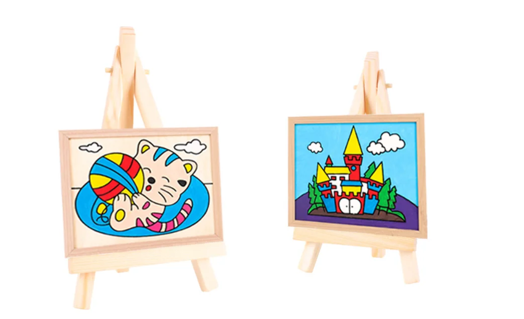 mini size table top painting art easel stand for kids