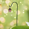 Horse lantern rose red iron hook