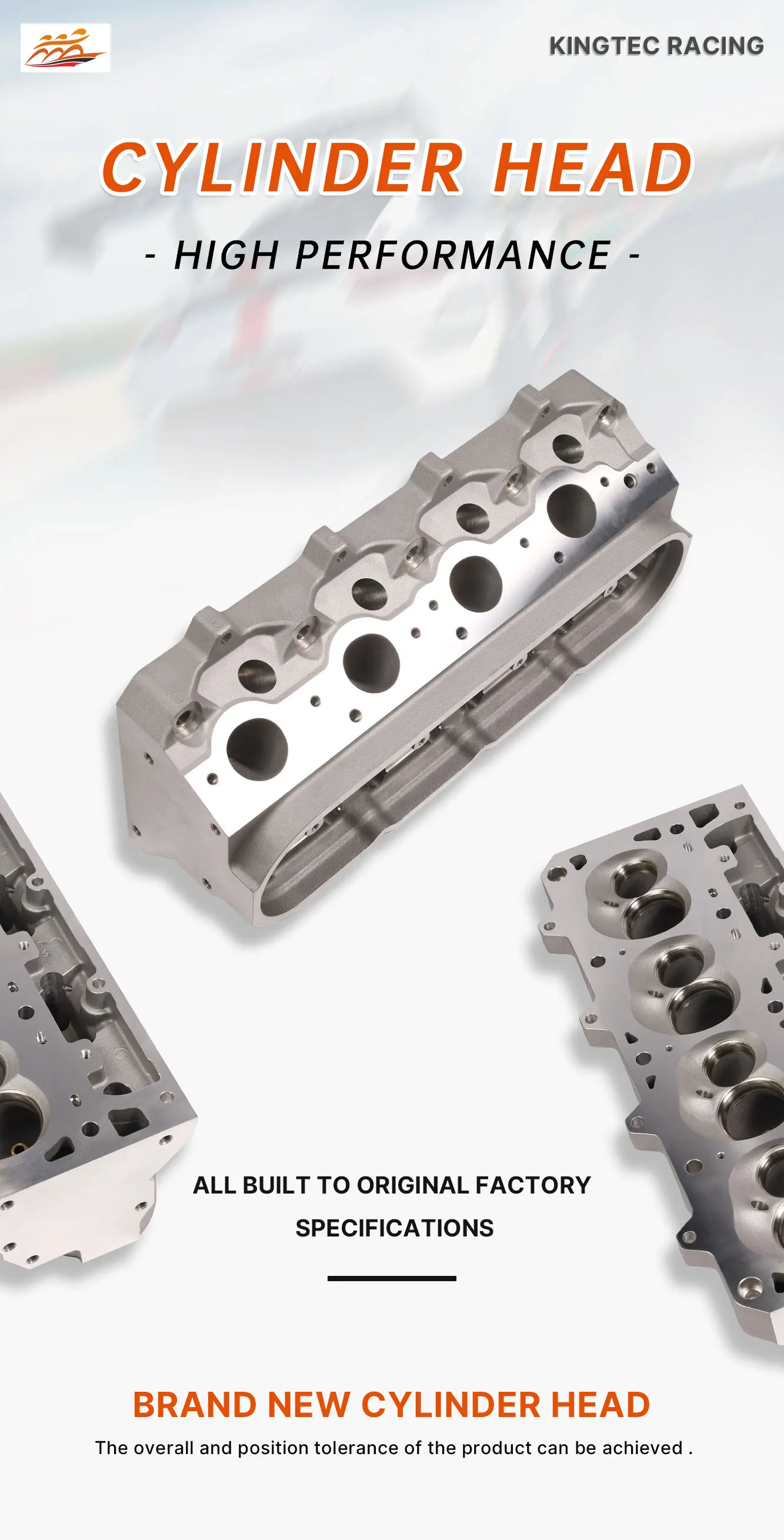 Cnc Ported Ls1 Lxs Engine Cathedral Dual Aluminium Racing Car Mongoose Street Cylinder Heads For