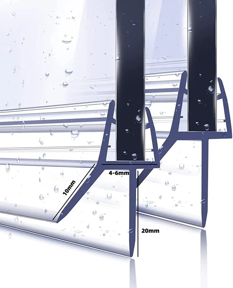 Pvc Plastic Shower Screen Shower Door Water Seal Strip Buy