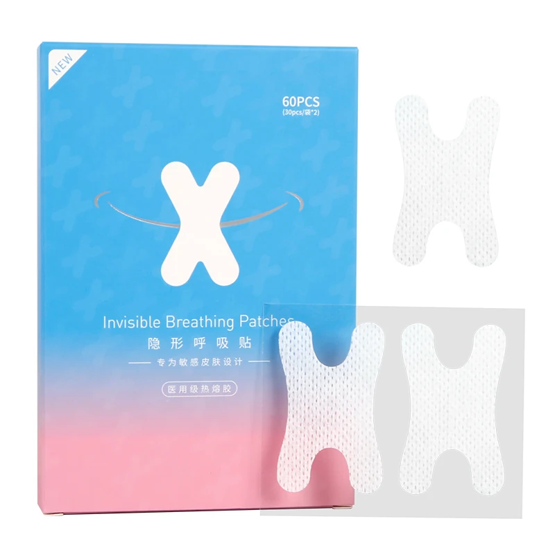 Индивидуальная x-образная невидимая лента для сна улучшенная Мягкая дышащая детей дыхания в носу