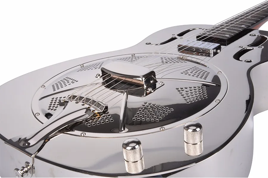 6 String Metal Copper Body Resonator Guitar For Sale(rgsm110e) Buy Resonator Guitar,Resonator
