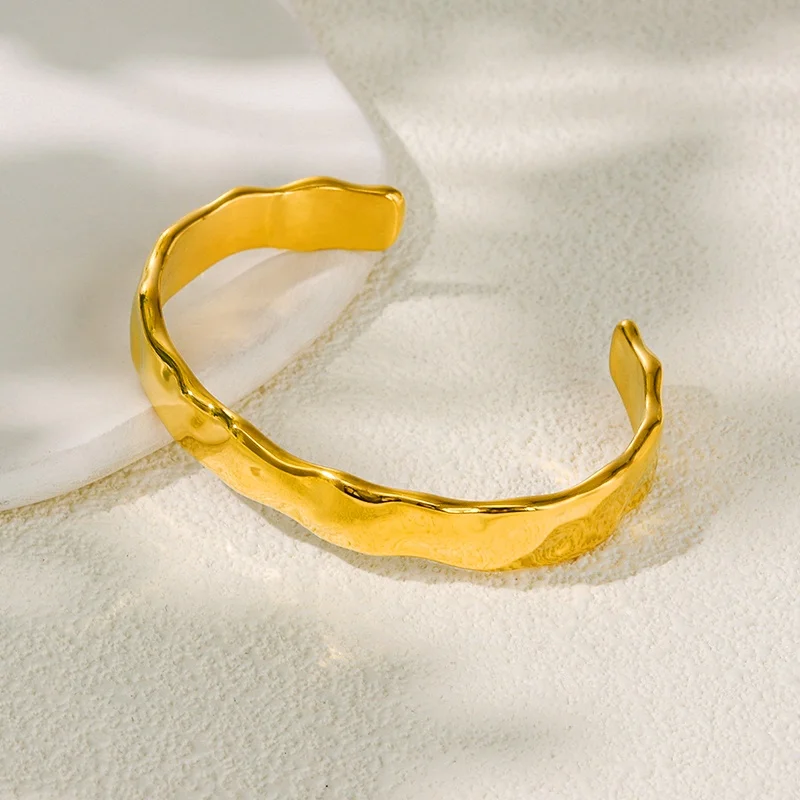MICCI Wholesale 18K Gold Plated Stainless Steel Bangles