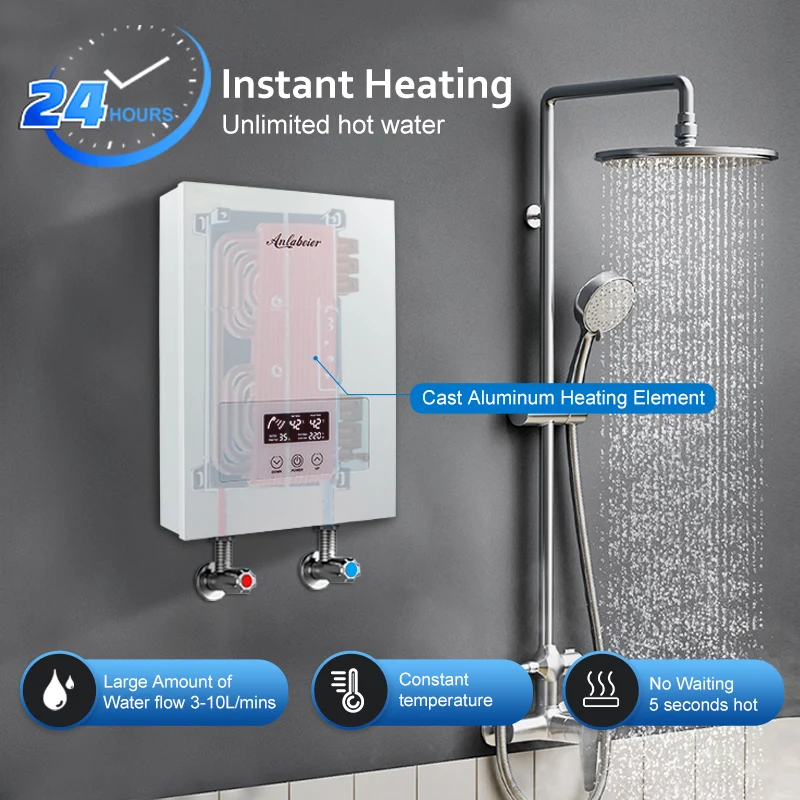 Water Heating System Tankless Water Heater Large House New Design