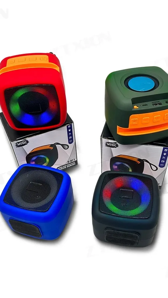 Caixa de Som Portátil Mini Sem Fio Bluetooth X-911 2025 com USB