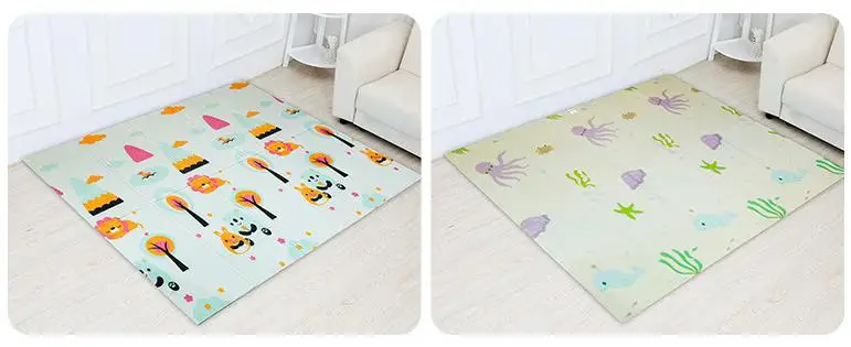 Baby xpe crawling baby foldable play mat Eco-friendly raw material folding play mat xpe details