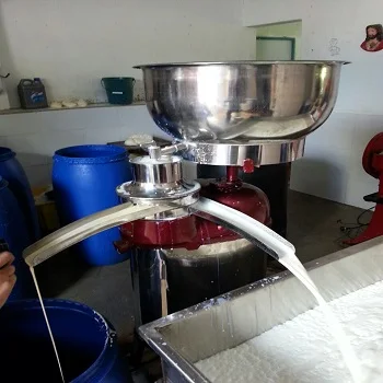 Hot Sale Sanitary Dairy 304 Stainless Steel Milk Cream Separator Electric Motor Butter Churn MEI Brand 220V 2.0KW ISO 13485 Long