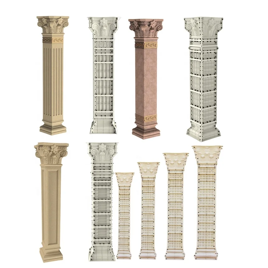 Molde Cuadrado Para Columnas De Hormigón,Para Decoración De Edificios Y  Casas - Buy Columna De Molde,Columnas De Hormigón Molde,Pilar Molde Product  on 