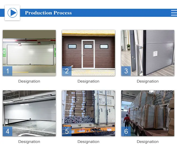 Heavy Duty Garage Door Electronic Garage Door 12' Ft Wide Commercial