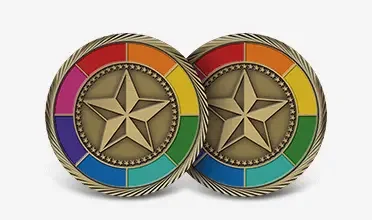 6 to 8 enamel colors sample