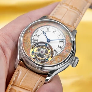 China OEM DOM Factory Custom Made Luxury Formal Business Attire Antique Tourbillon Watch Seagull Tourbillon Watch