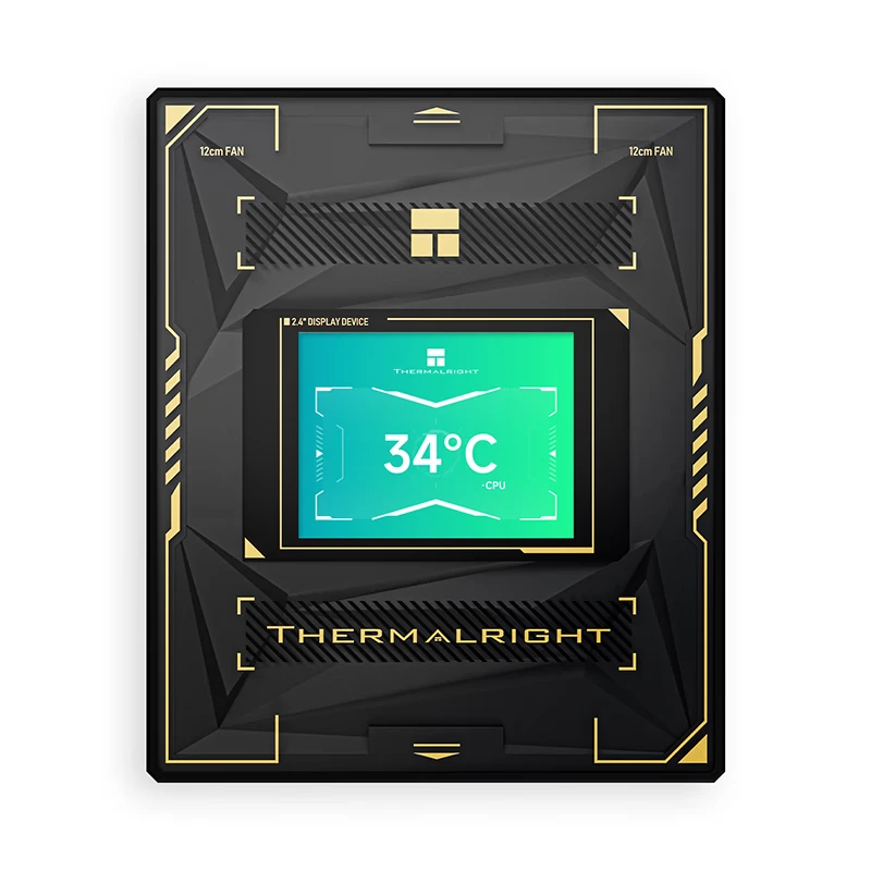 Thermalright Burst Assassin 120 VISION Black CPU Air Cooler with