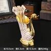 colorful Gold and white spoon