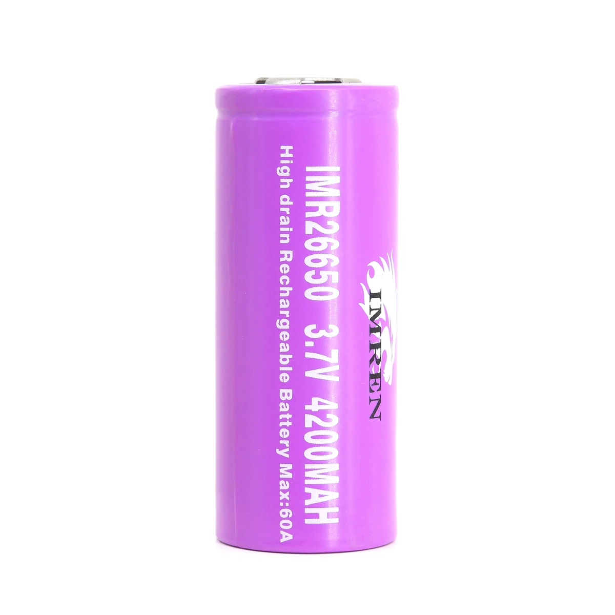 Customized 26650 Li ion Battery  Imren custom lipo battery pack 4200mah 60a purple batteries