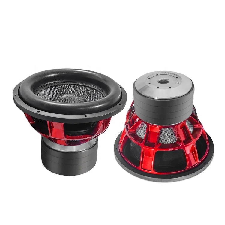 3000W Magnet 400OZ T Yoke 15mm 4Inch BAVC Aluminum Basket Powered Car Audio  Car Speaker Subwoofer 18 Inch