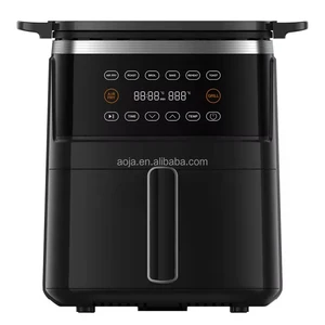New Design Modern Electric 5L Multifunctional Air Fryer Oven with Grill Digital Control for Household & Hotel Use