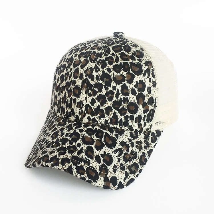 Adjustable Sport Leopard Camp Hat 