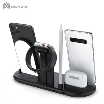 7 in 1 cell phone charging dock station charger stand for apple products for iphone airpods apple pen one charger for all