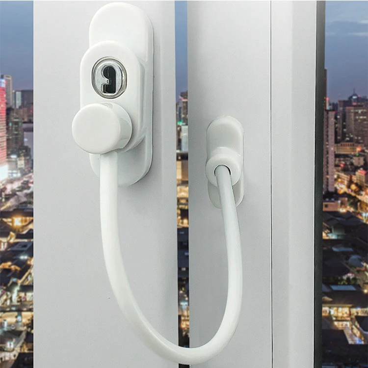 Window Security Cable Lock Door Safety Restrictor Child Room Window and Door Security Restrictor with Key Hot Selling 19*6.5*4cm