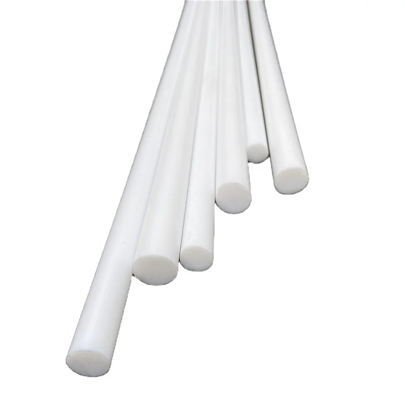 F-4 Fluoroplast Round PTFE Engineering Plastic White Color Bar