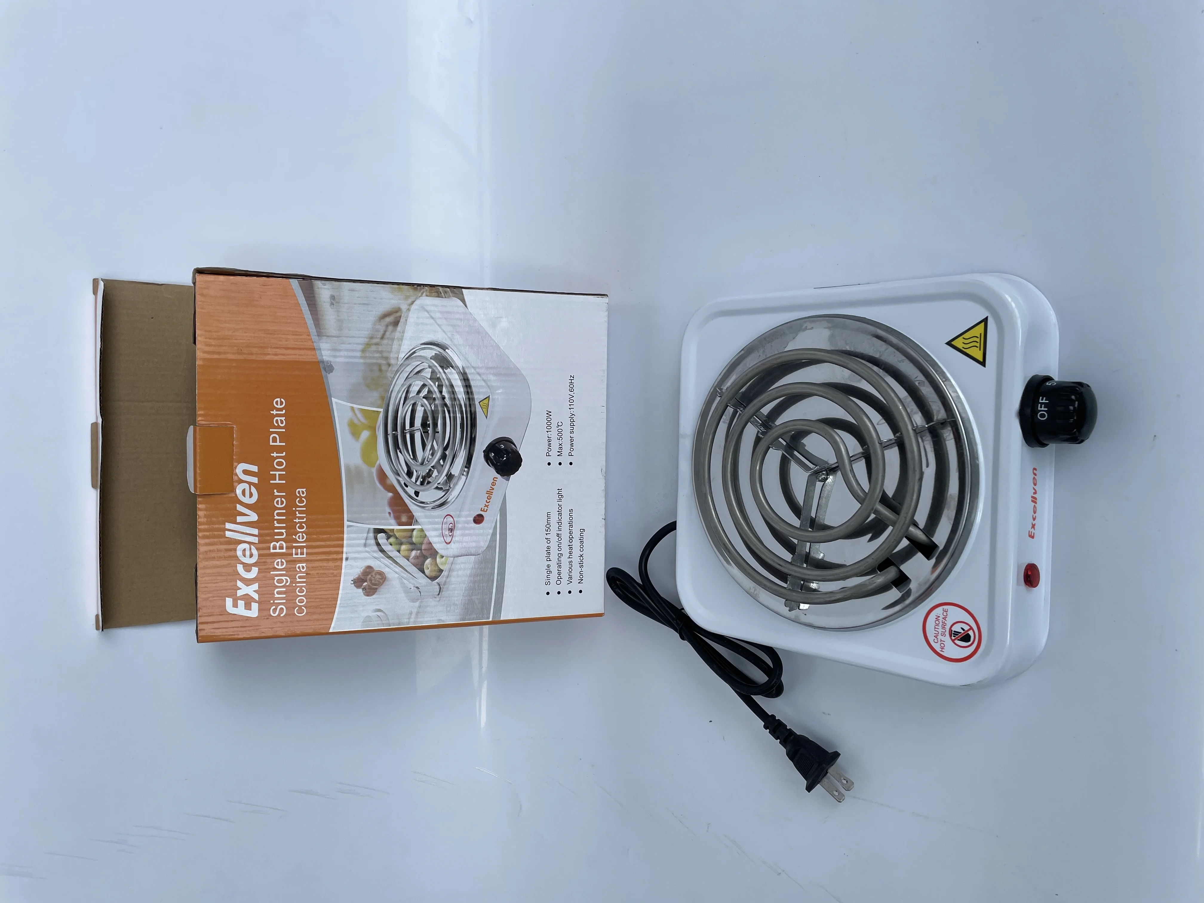 SKUSHOPS 1000W Electric Single Burner Coil Heating Hot Plate Stove