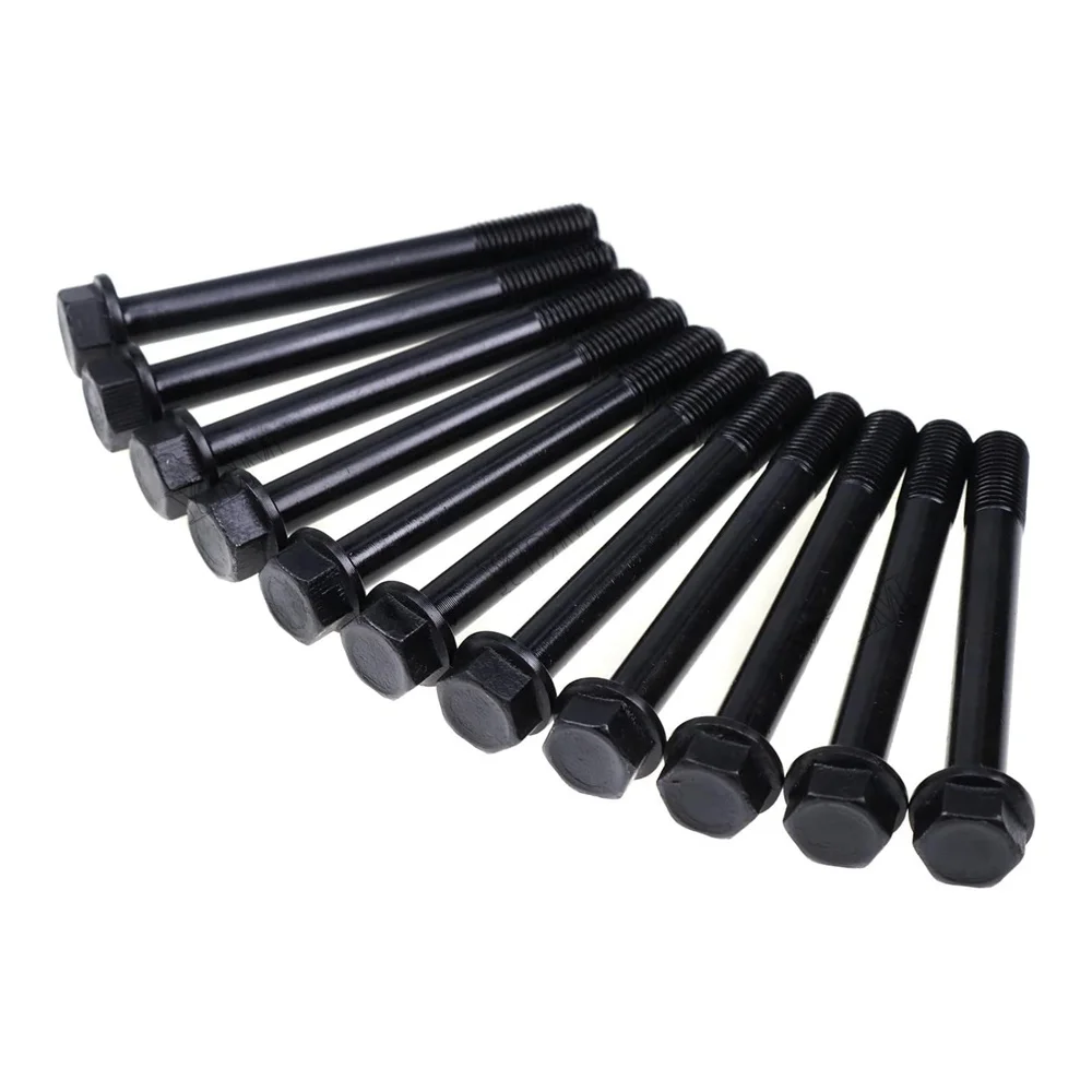 14 Pcs Cylinder Head Bolt YM119810-01200 for Komatsu Engine 3D75 3D76E 3D78AE Excavator PC20MR-2 PC20R-8 PC27R-8