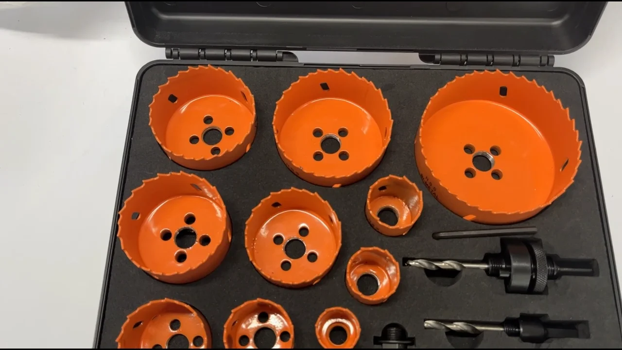 KATUR 71mm Diameter Hole Saw Set, HSS Bi-Metal Hole Saw Drill Bits Cut - View #8