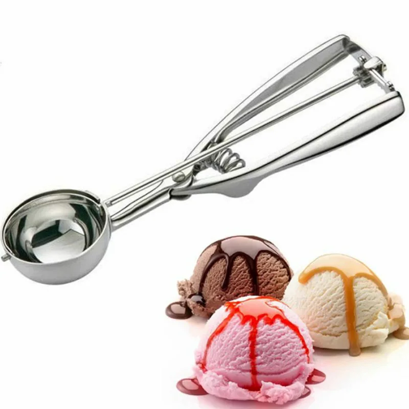 large/medium/small stainless steel muffin scoops for