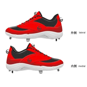 Factory Wholesale Price Casual Baseball Training Shoes Breathable Sport Shoes Sport Baseball Shoes