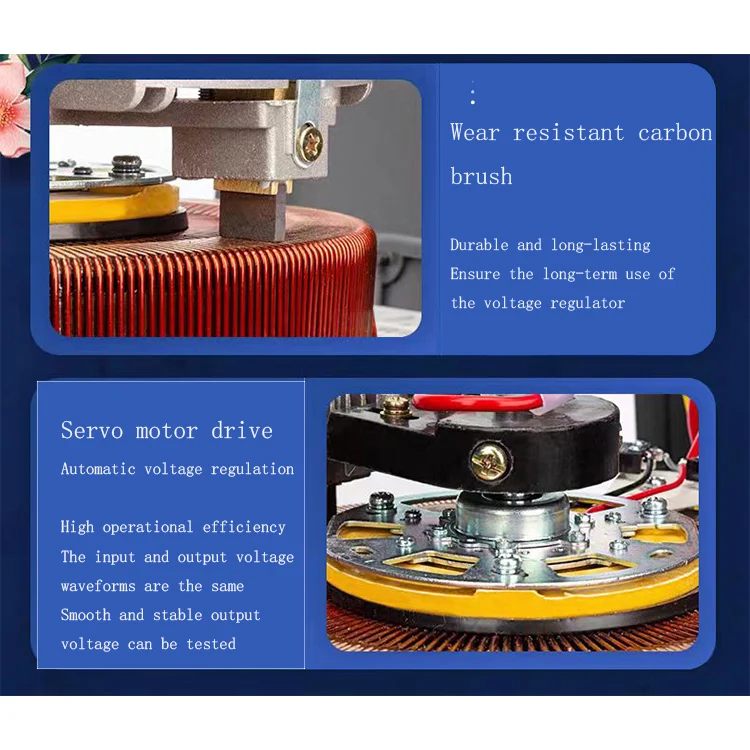 TND Single-phase AC Automatic Voltage Regulator SVC-5000VA TND1-5K 1-0.05/1-1.5/1/1/15-15/1-30 Chint Voltage Regulator