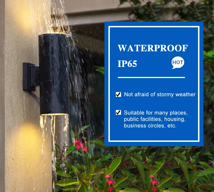 Outdoor Wall Lights Waterproof Aluminum Outdoor Wall Lamps Nordic