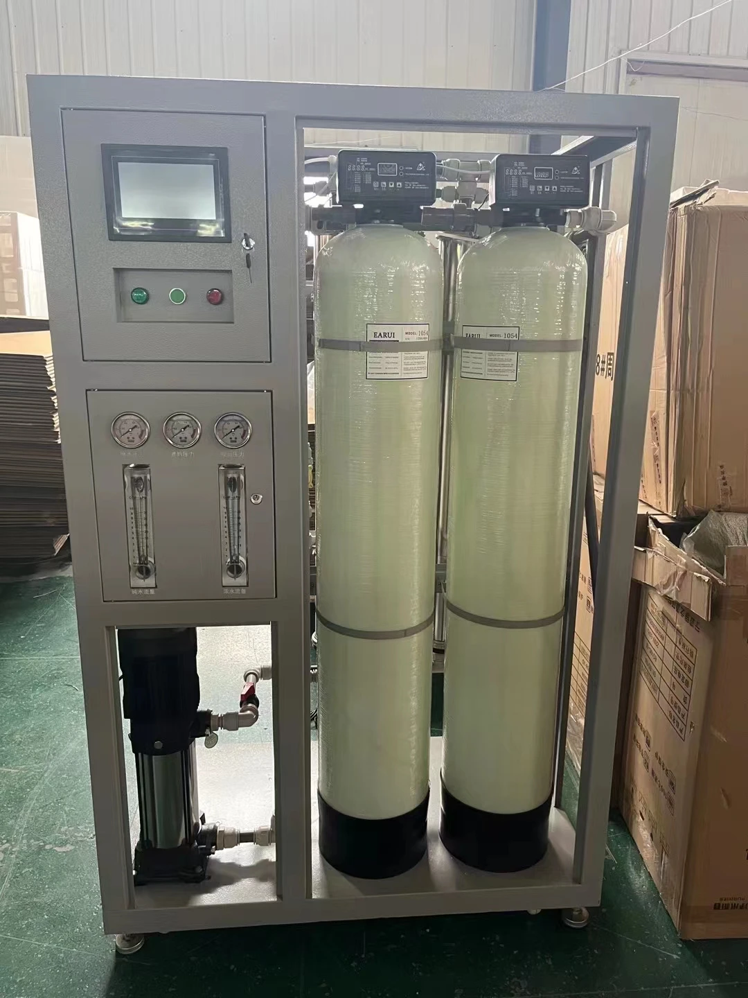 1000LPH Reverse Osmosis System RO Water Treatment Auto Flush Commercial Water Purifier Machinery
