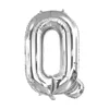 Q balloon silver