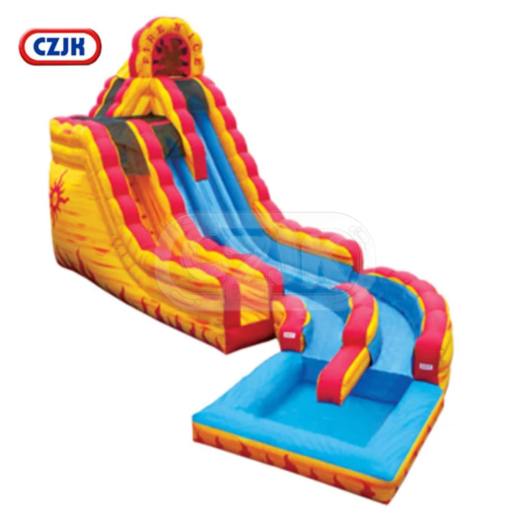 Corkscrew Volcano Inflatable Water Pool Slide for Sale