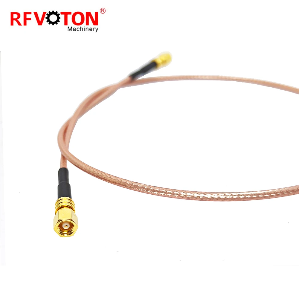 Fabriklieferung SMC-Stecker auf SMC-Stecker, RG316-HF-Koaxial-Anschlussleitung (Pigtail), Antennenverlängerungskabel