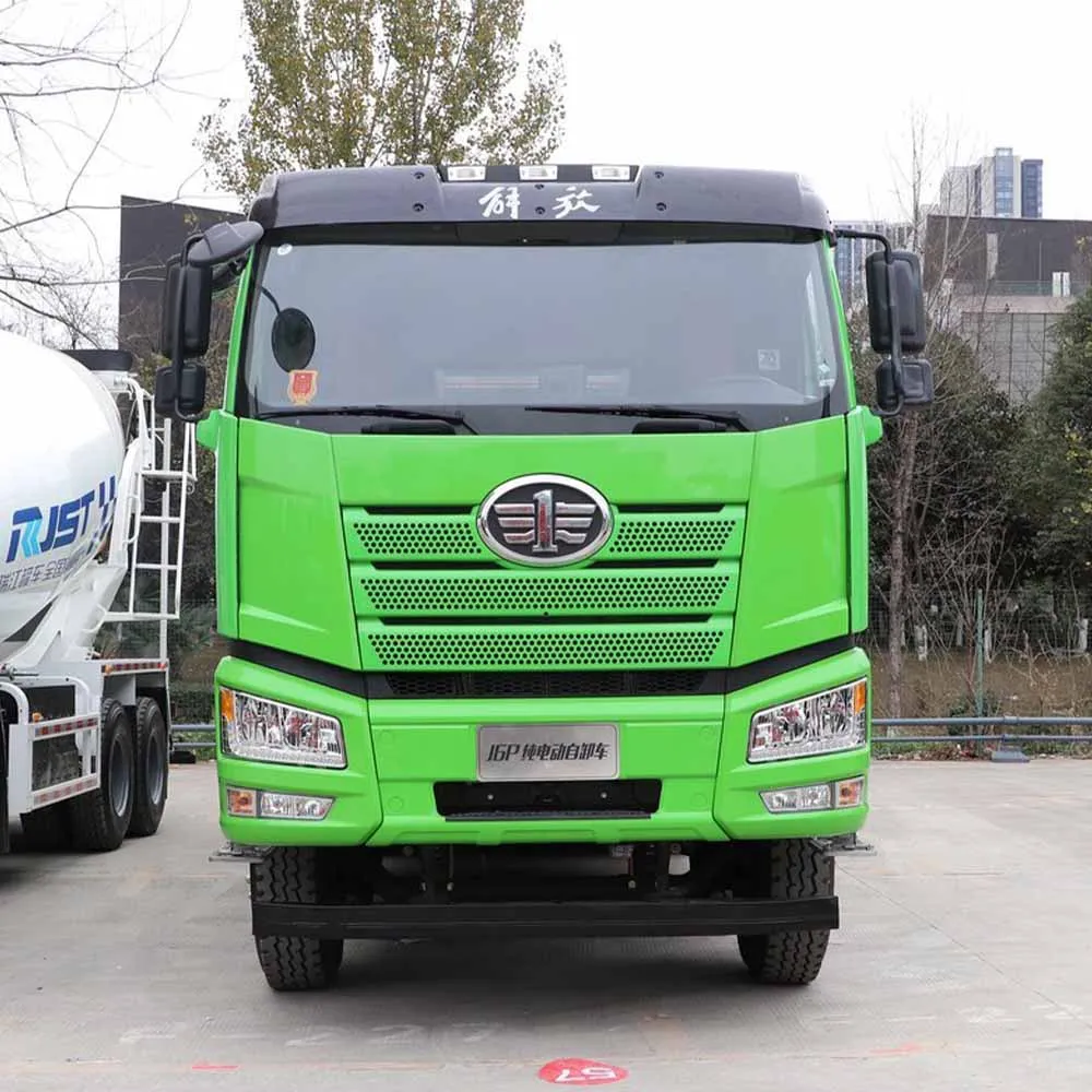 China Brand FAW Electric Dump Trucks 8*4 50-60Tons 400HP 450HP 12Wheeler Drive Tipper Dump Truck With Battery factory