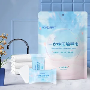 Custom Logo Disposable Large-Size Compression Bath Face Towel Thickened Convenient Towel for Adults Woven Technique for Beach